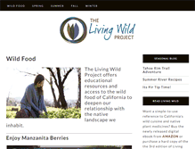 Tablet Screenshot of livingwild.org